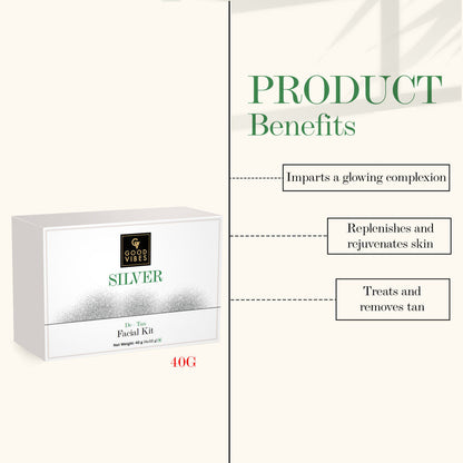 Good Vibes De-Tan Facial Kit - Silver