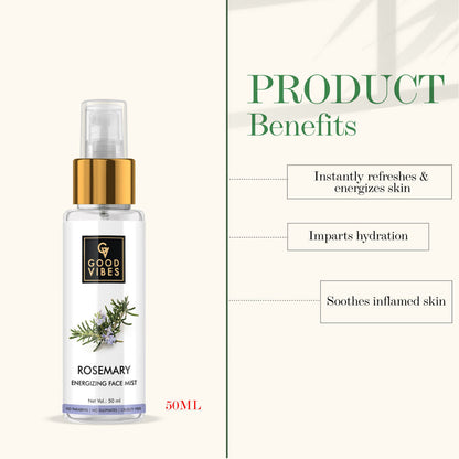 Good Vibes Energizing Face Mist - Rosemary