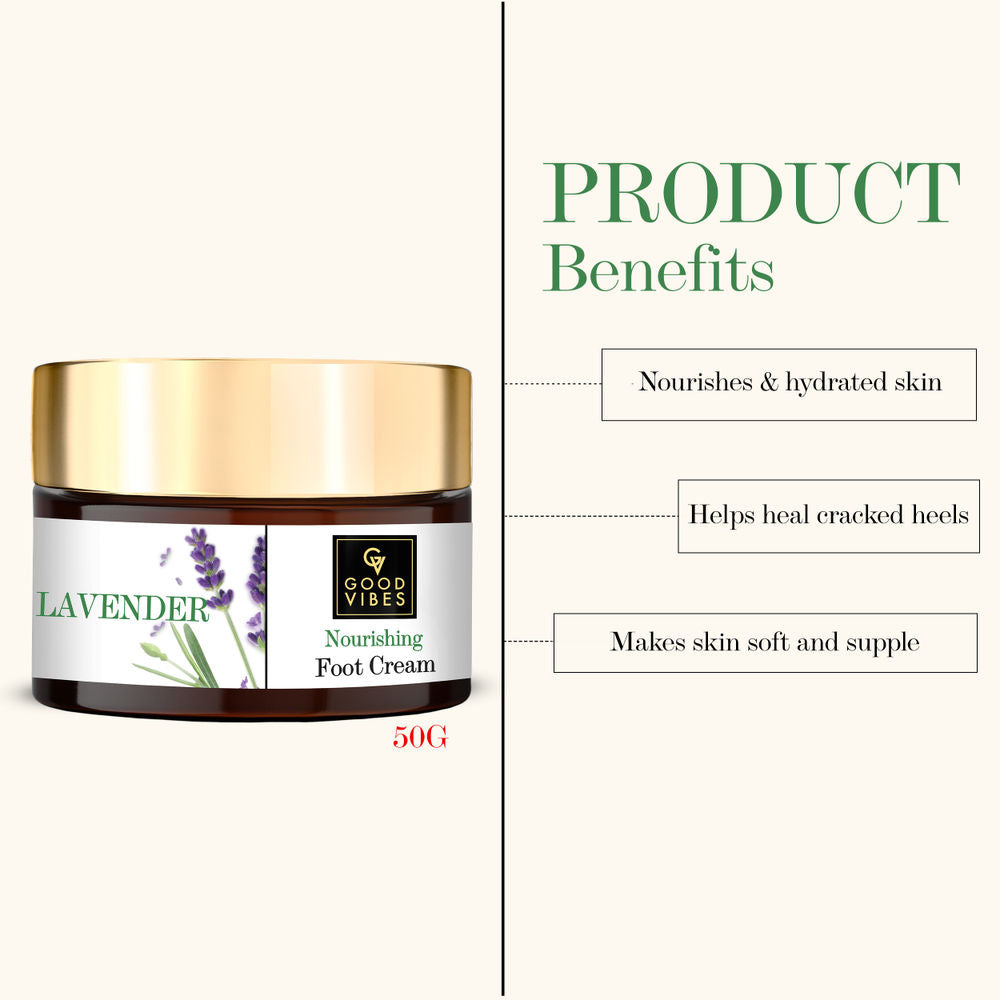 Good Vibes Nourishing Foot Cream - Lavender