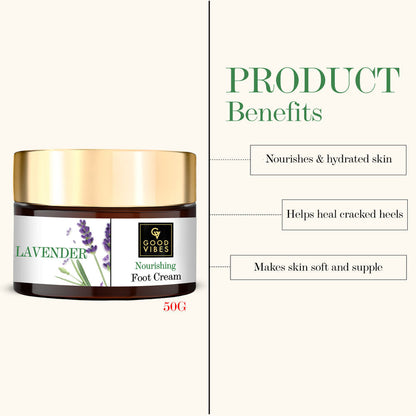Good Vibes Nourishing Foot Cream - Lavender