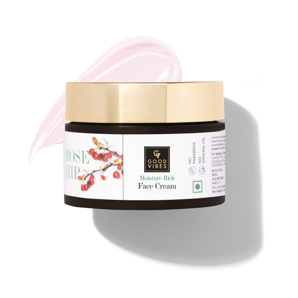 Good Vibes Rosehip Moisture Rich Face Cream