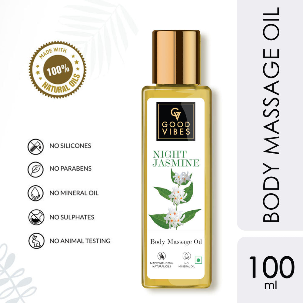 Good Vibes Night Jasmine Body Massage Oil