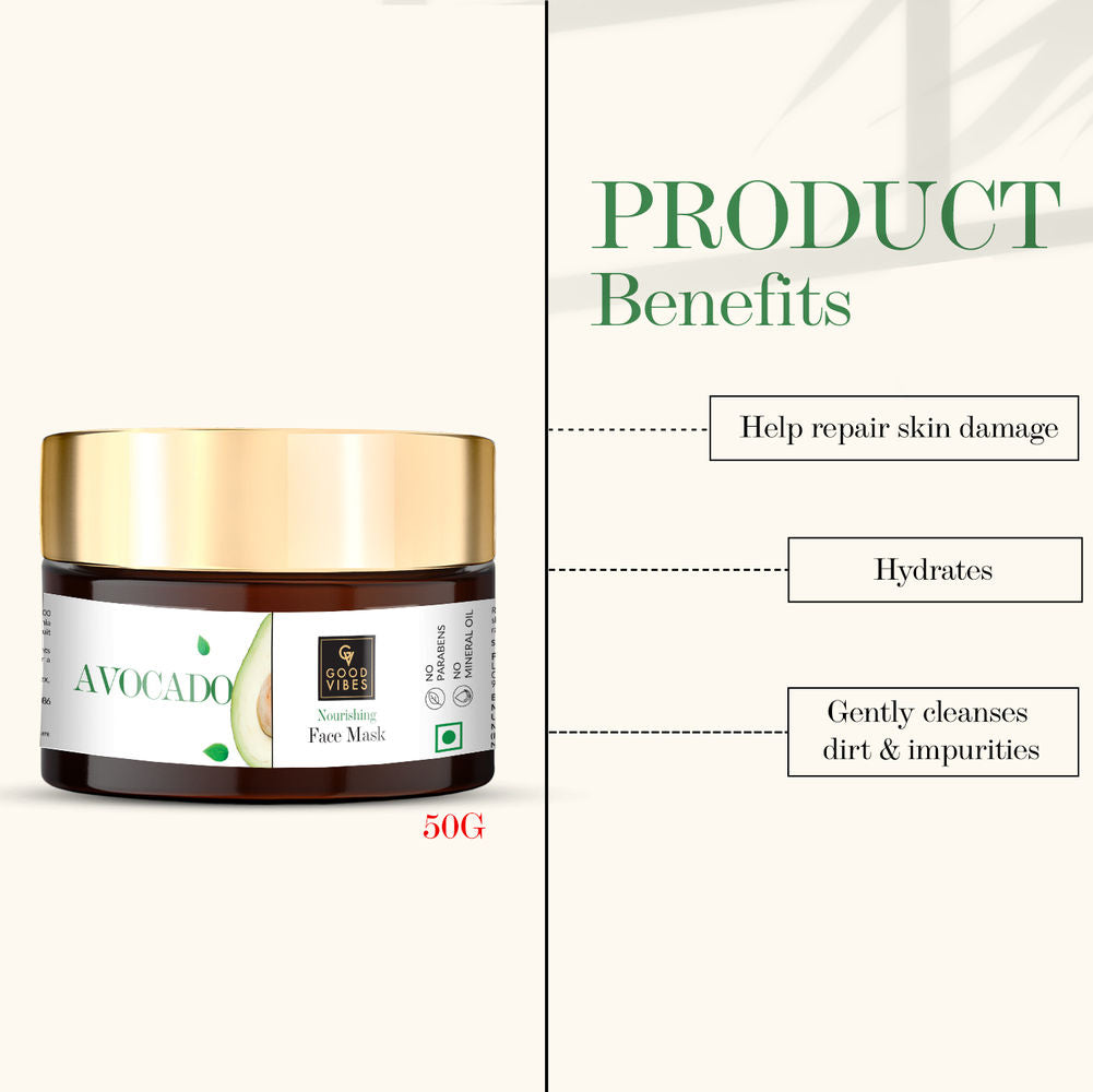 Good Vibes Nourishing Face Mask - Avocado