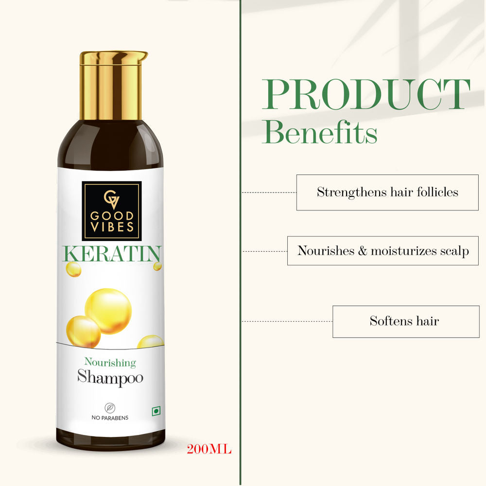 Good Vibes Keratin Nourishing Shampoo