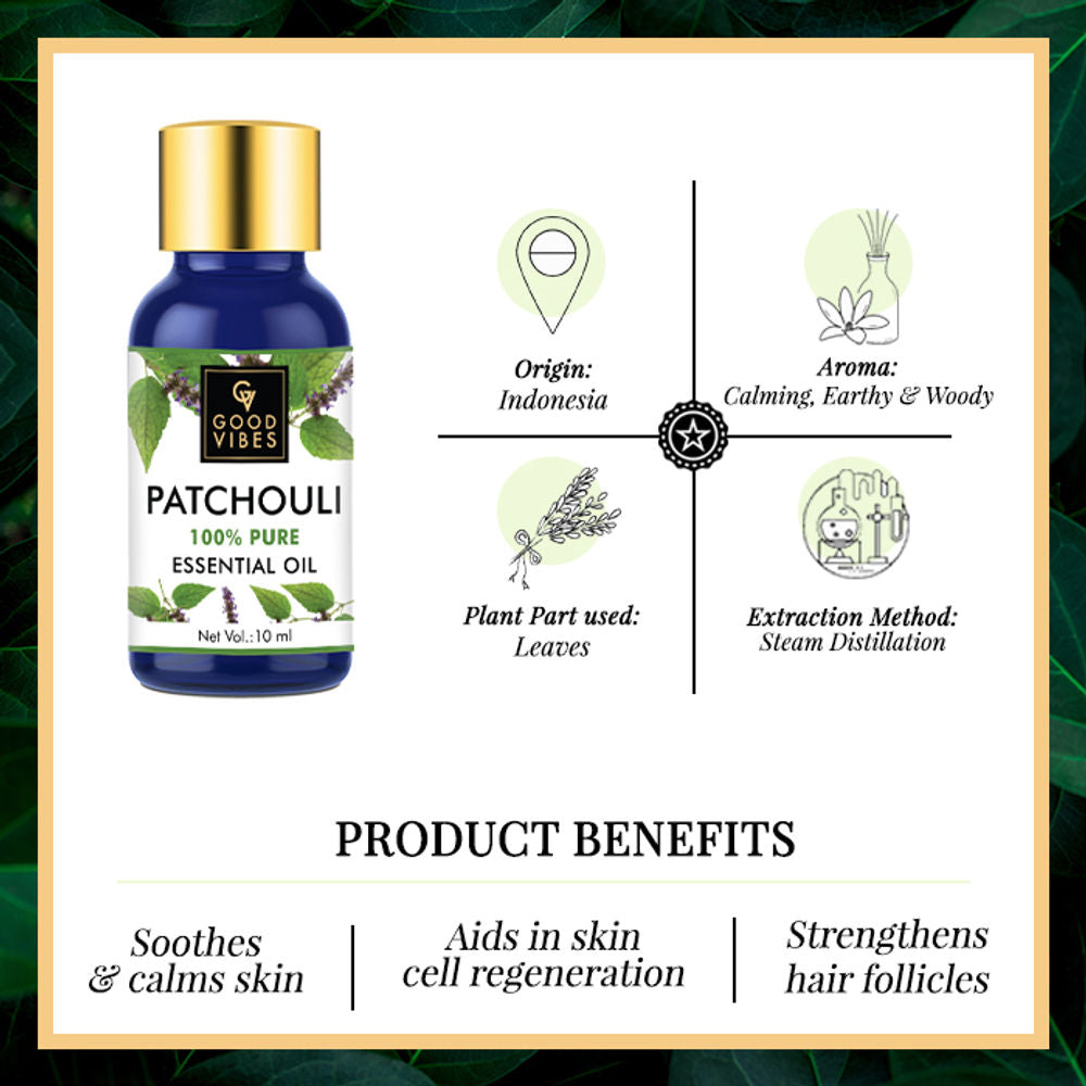Good Vibes Genuine  Pure Essential Oil - Patchouli