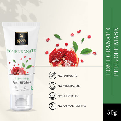 Good Vibes Pomegranate Rejuvenating Peel Off Mask