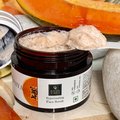 good vibes papaya rejuvenating face scrub buy in usa