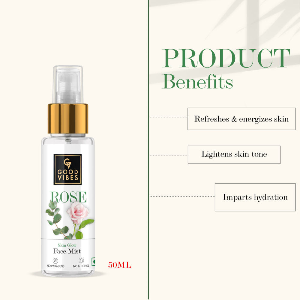 Good Vibes Rose Skin Glow Face Mist