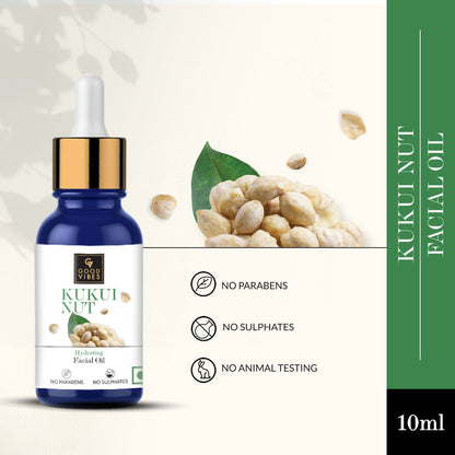 Good Vibes Skin Hydrating Facial Oil - Kukui Nut