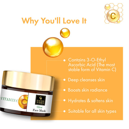 Good Vibes Vitamin C Glow Face Mask