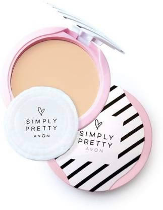 Avon Simply Pretty Shine No More SPF 14 Pressed Powder Soft Bisque - DrMediCart