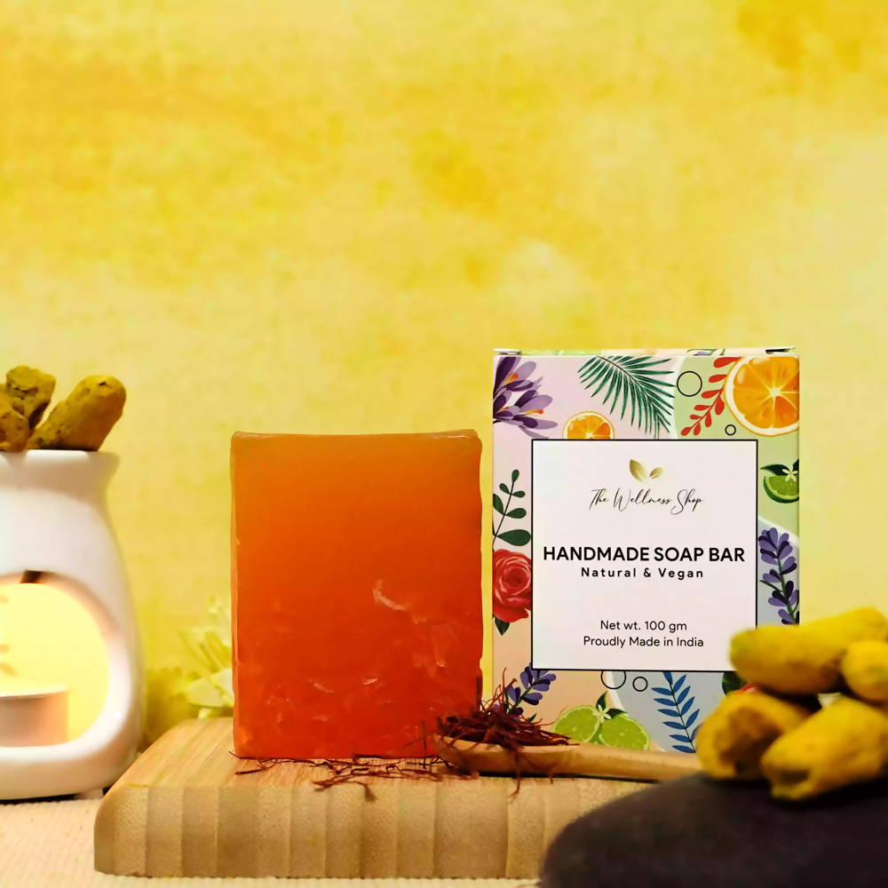 The Wellness Shop Premium Turmeric & Saffron Handmade Soap - Drmedicart