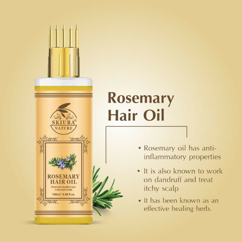 Skiura Nature Rosemary Oil For Fast Hair Growth And Healthy Scalp