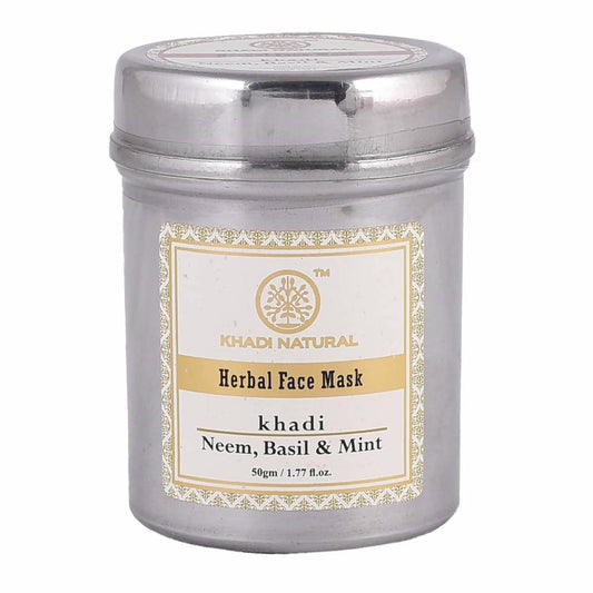 Buy Khadi Natural Neem Basil & Mint Herbal Face Mask from DrMediCart, Ship from India to USA