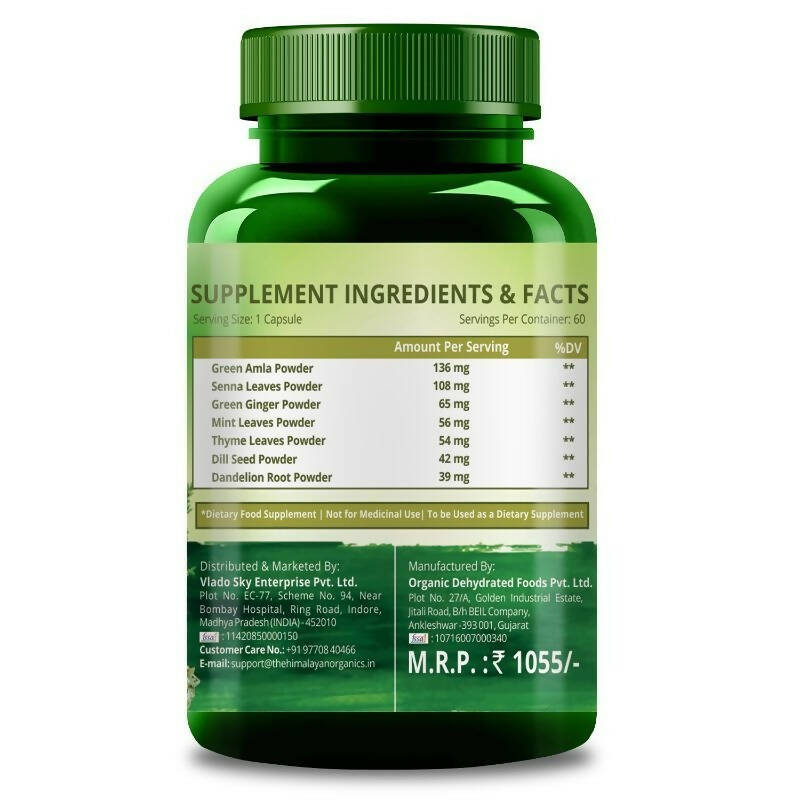 Himalayan Organics Plant Based Digestive Care Vegetarian Capsules