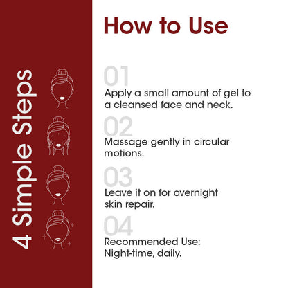 TAC - The Ayurveda Co. 10% Kumkumadi Night Gel for Glowing Skin