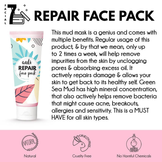 Buy Auli Repair Face Pack - Pack Up from DrMediCart, Ship from India to USA