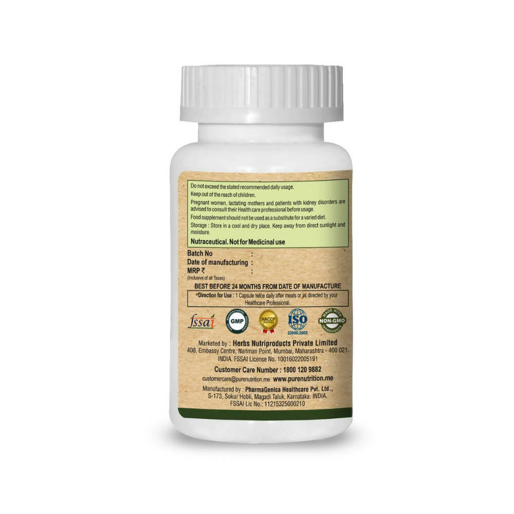Pure Nutrition Moringa Vital Veg Capsules