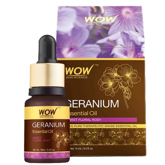 Wow Skin Science Geranium Essential Oil - DrMediCart