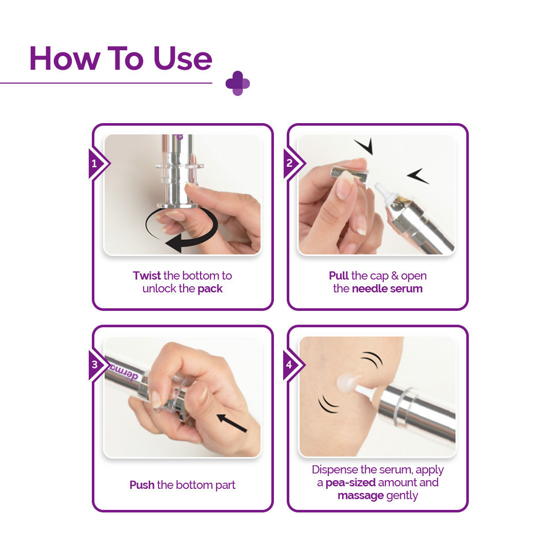 The Derma Co 20000 PPM Kojic Acid Microneedle Face Serum Shot for Pigmentation & Skin Renewal