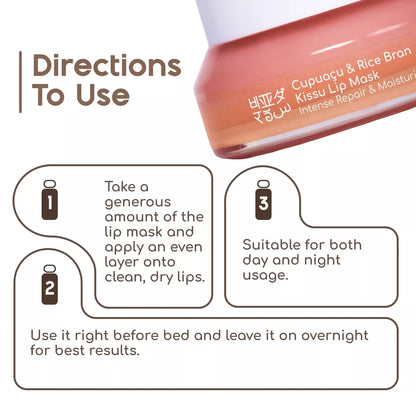 Beyond Rice Capuacu & Rice Bran Kissu Lip Mask