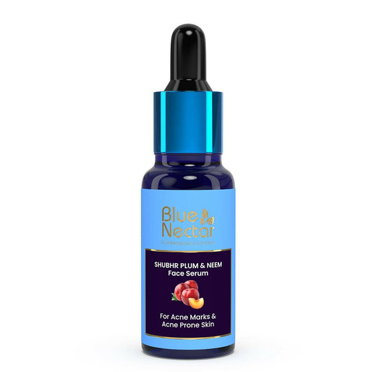 Buy Blue Nectar Shubhr Plum & Neem Face Serum for Acne Prone Skin from DrMediCart, Ship from India to USA
