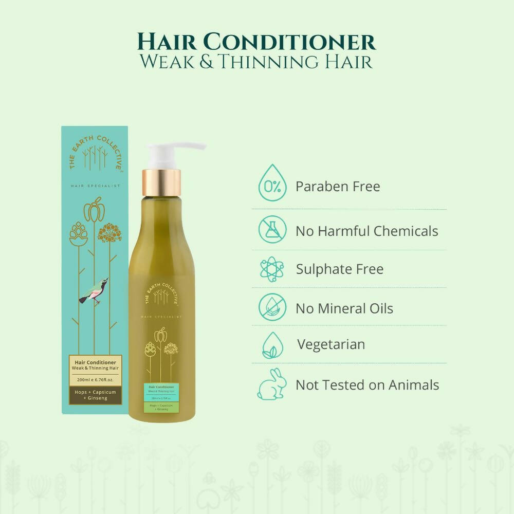 The Earth Collective Hair Conditioner - Weak & Thinning Hair - Drmedicart