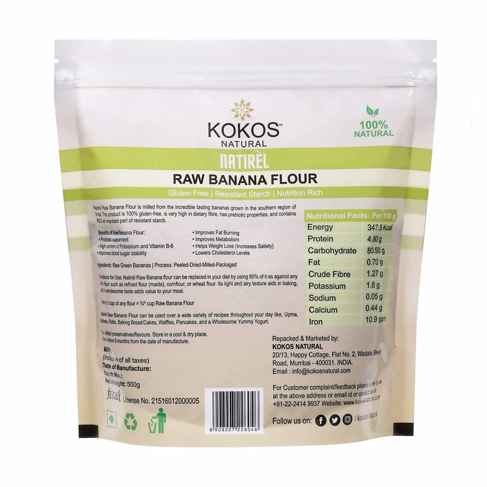 Kokos Natural Natirèl Raw Banana Flour