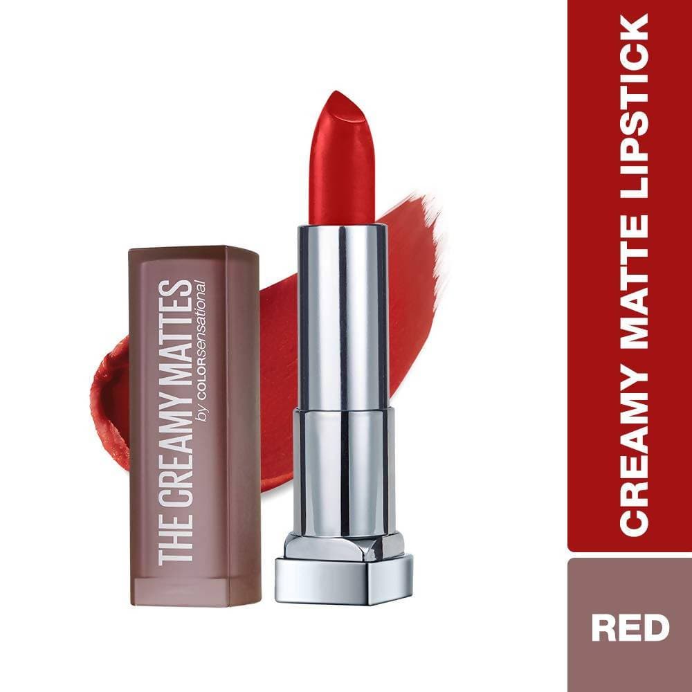 Maybelline New York Color Sensational Creamy Matte Lipstick / 634 Bold Crimson - DrMediCart