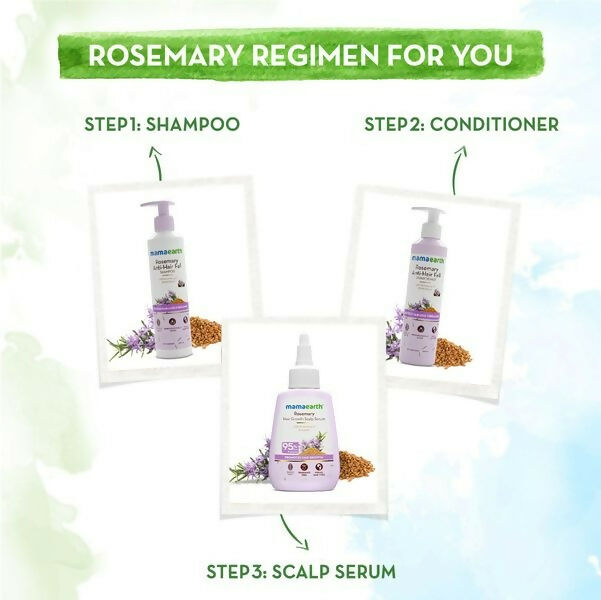Mamaearth Rosemary Hair Growth Scalp Serum with 95% Pure Rosemary Oil - Drmedicart