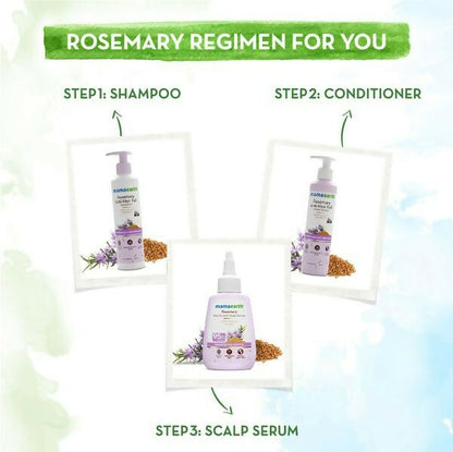 Mamaearth Rosemary Hair Growth Scalp Serum with 95% Pure Rosemary Oil - Drmedicart