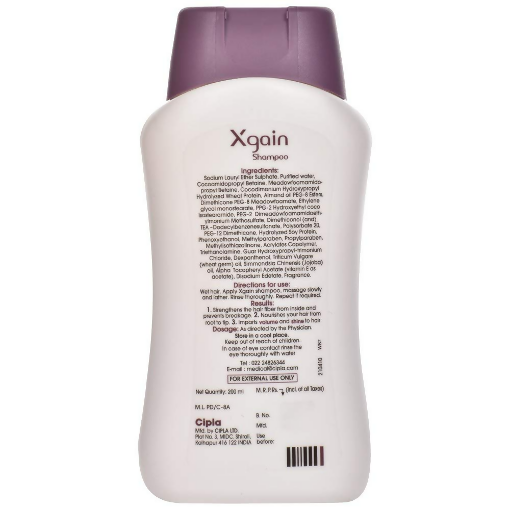 Cipla Xgain - Bottle Of Shampoo