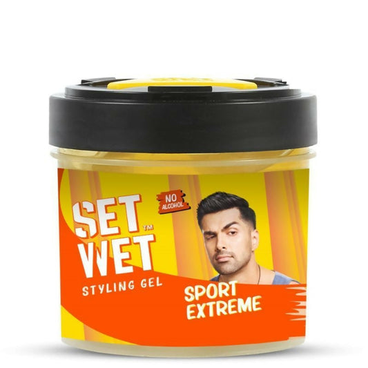 Set Wet Hair Gel for Men Ultimate Hold Electric Spikes