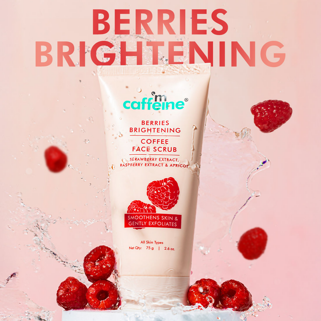 mCaffeine Berries Brightening Coffee Face Scrub
