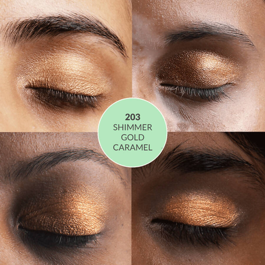 Disguise Satin Smooth Eyeshadow Squares - Shimmer Gold Caramel 203