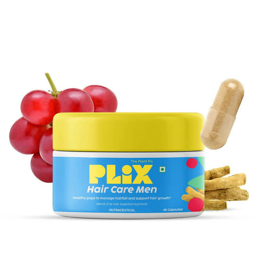 Buy PLIX The Plant Fix Hair Care Men Capsules with Ashwagandha from DrMediCart, Ship from India to USA