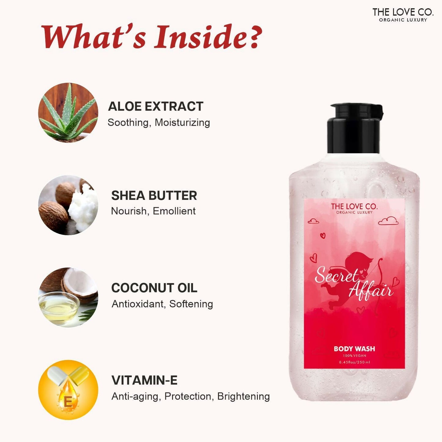 The Love Co. Secret Affair Body Wash