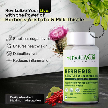 Health Veda Organics Berberis Aristata Capsules