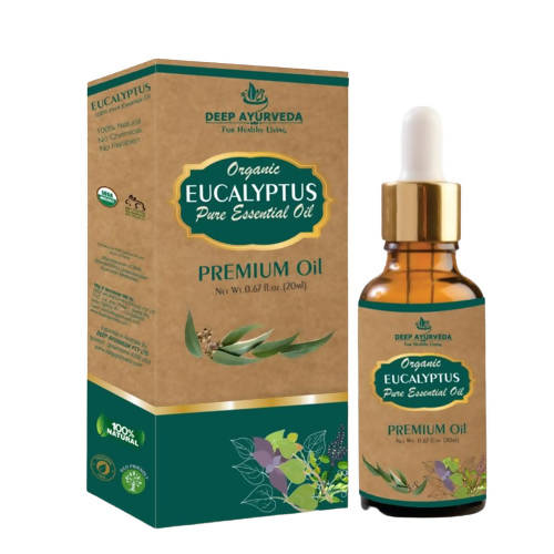 Deep Ayurveda Eucalyptus Pure Essential Oil - DrMediCart