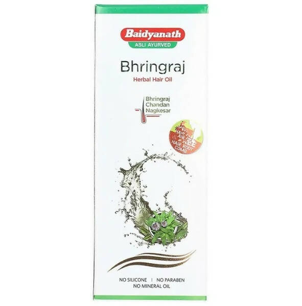 Buy Baidyanath Jhansi Bhringraj Herbal Hair Oil from DrMediCart, Ship from India to USA