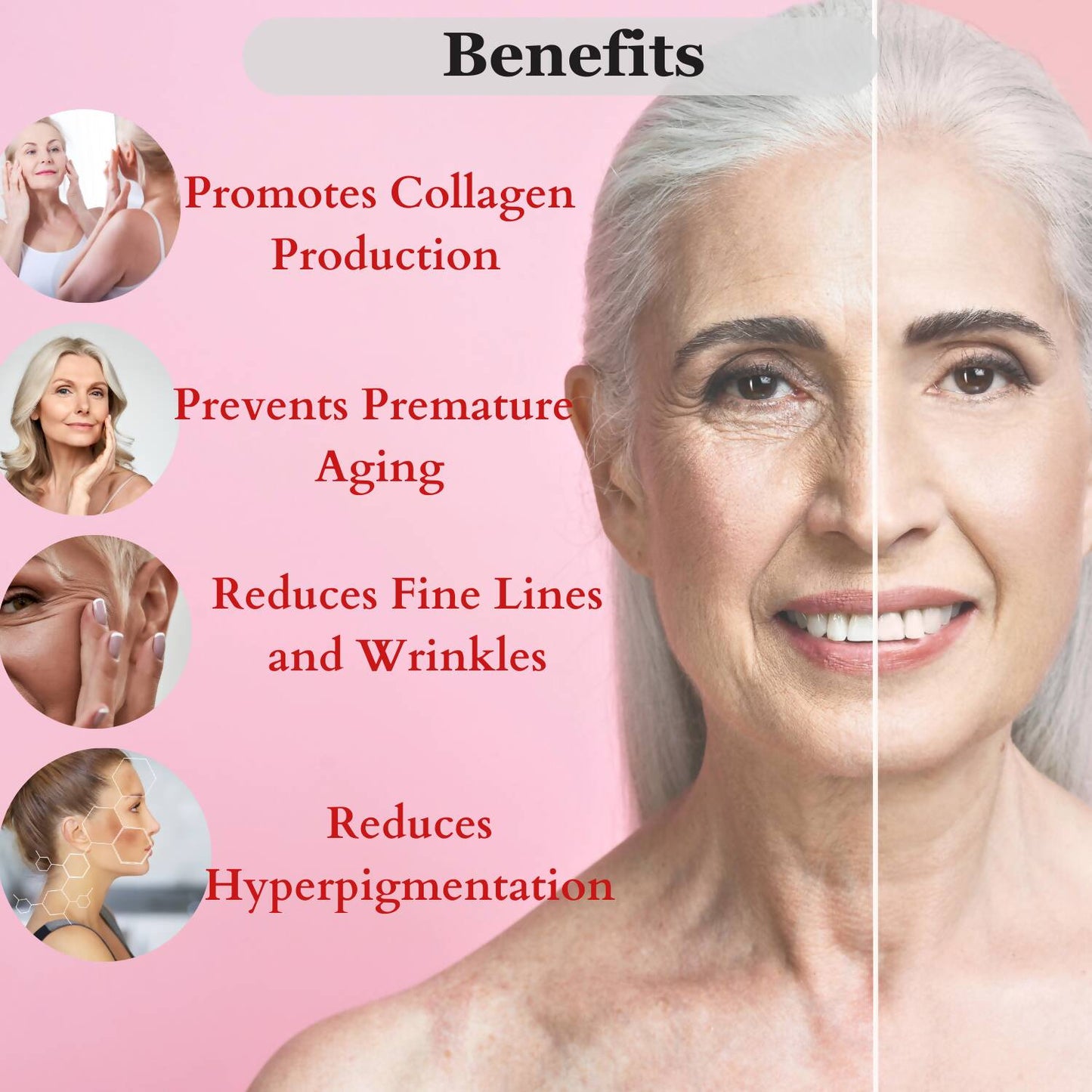 Dermistry Anti Aging Intense Day Cream Sun Block & Instant Intense Face Lift Serum