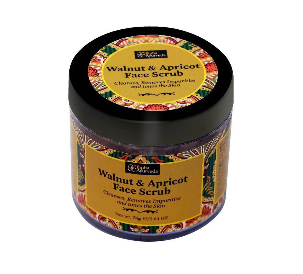 Bipha Ayurveda Walnut & Apricot Face Scrub - DrMediCart