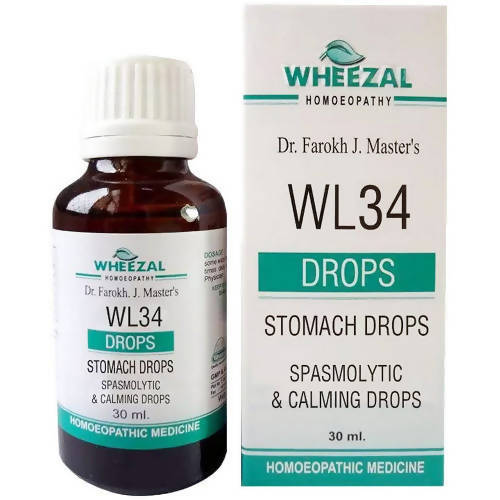 Buy Wheezal Homeopathy WL-34 Drops from DrMediCart, Ship from India to USA
