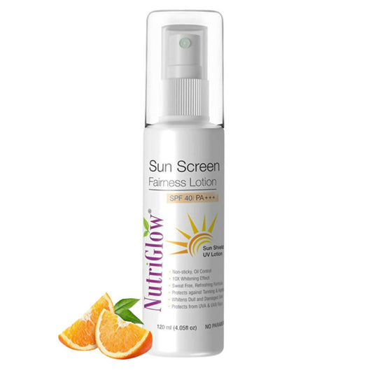 Buy NutriGlow Sunscreen Fairness Lotion SPF 40 from DrMediCart, Ship from India to USA