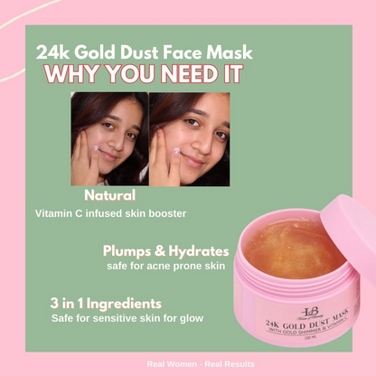 House of Beauty 24K Gold Dust Face Mask