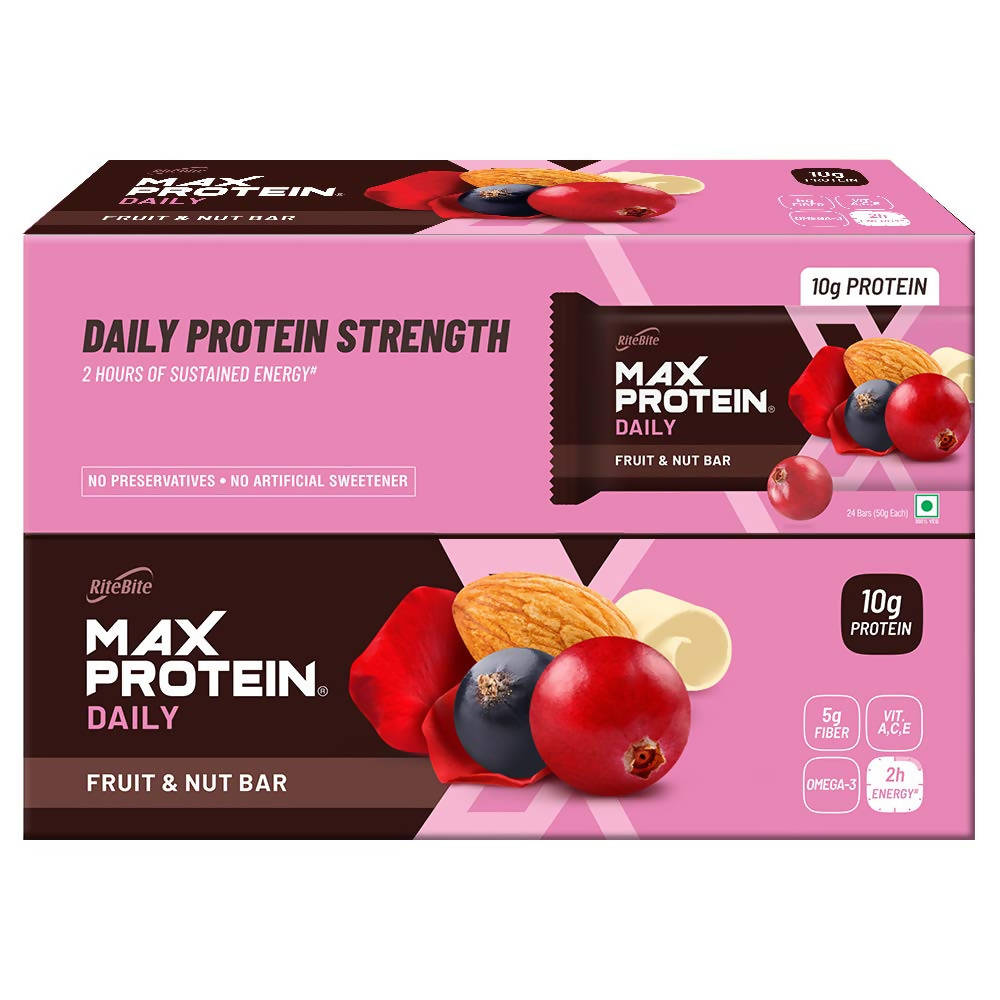 RiteBite Max Protein Daily Fruit & Nut Bar