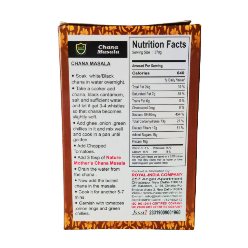 Nature Mother Chana Masala