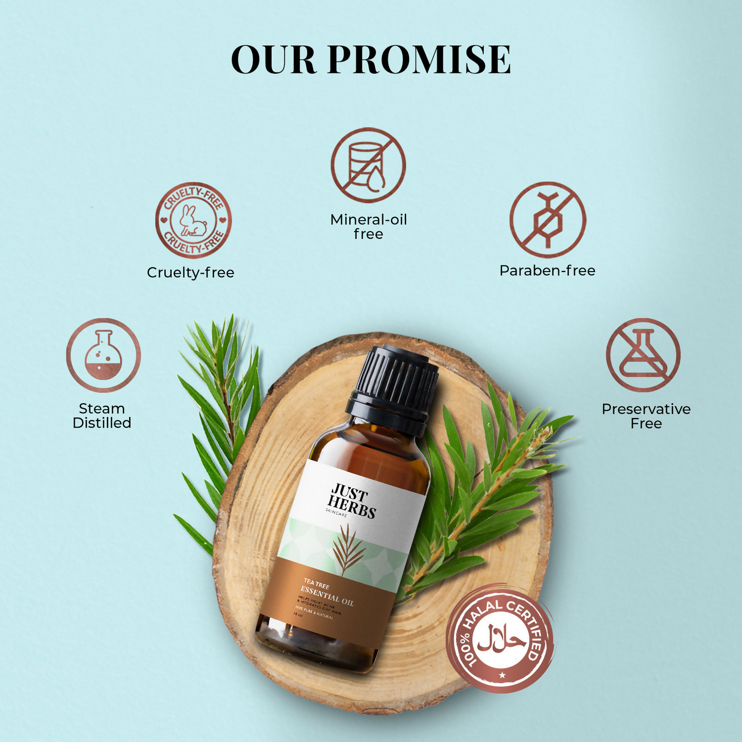 Just Herbs Tea Tree Essential Oil