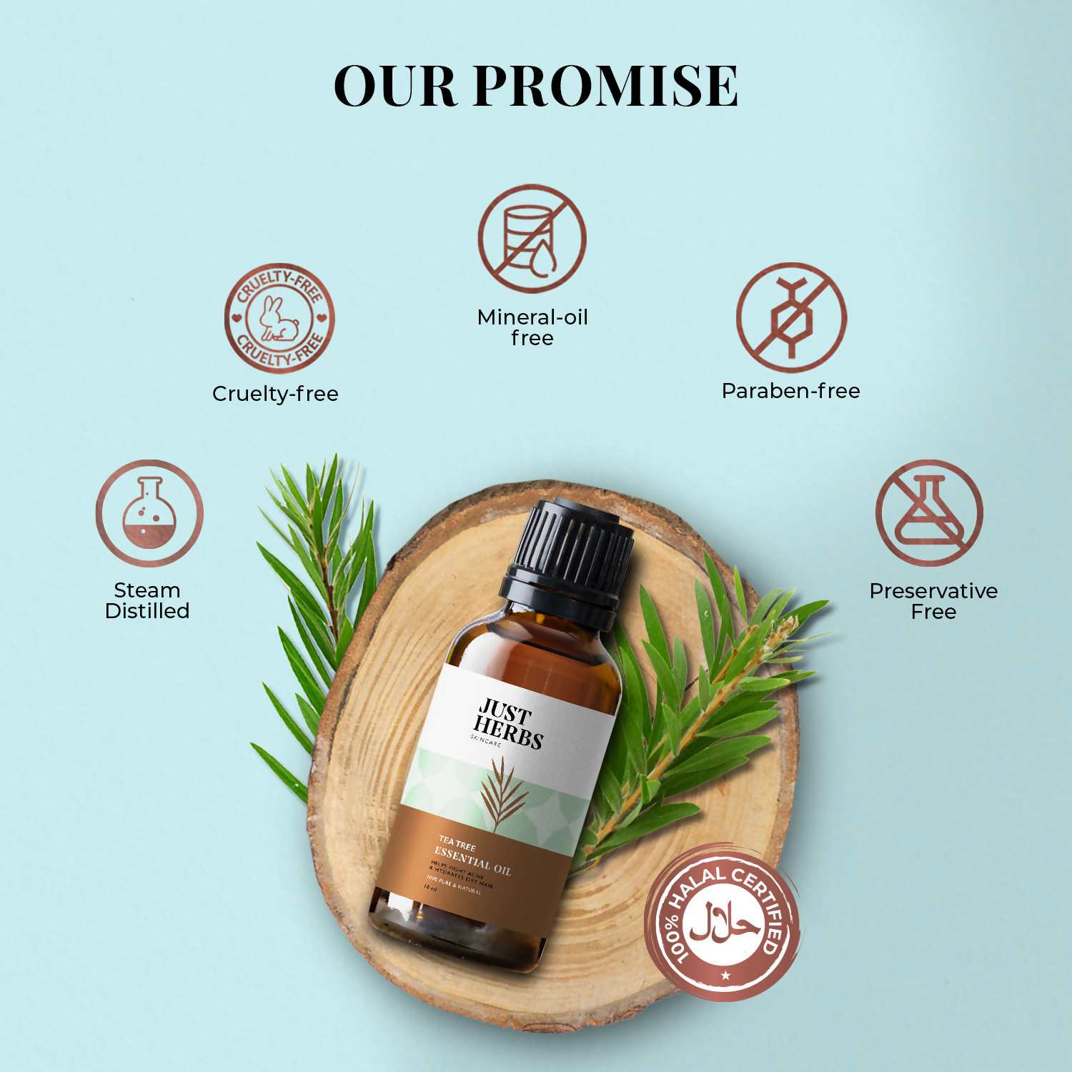Just Herbs Tea Tree Essential Oil