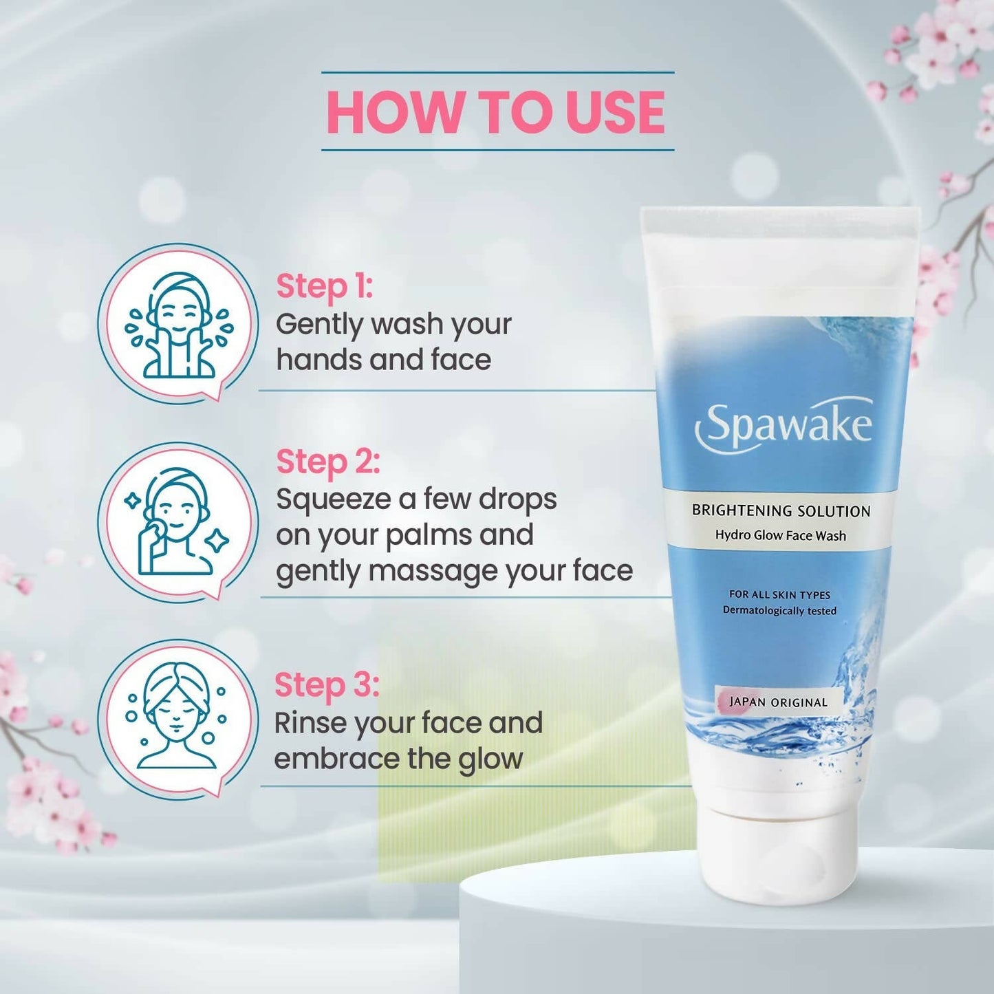 Spawake Brightening Solution Hydro Glow Face Wash - DrMediCart